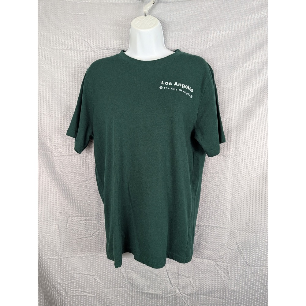 Los Angeles City of Angels‎ Graphic T Shirt Green Palm Trees Streetwear Tee M
